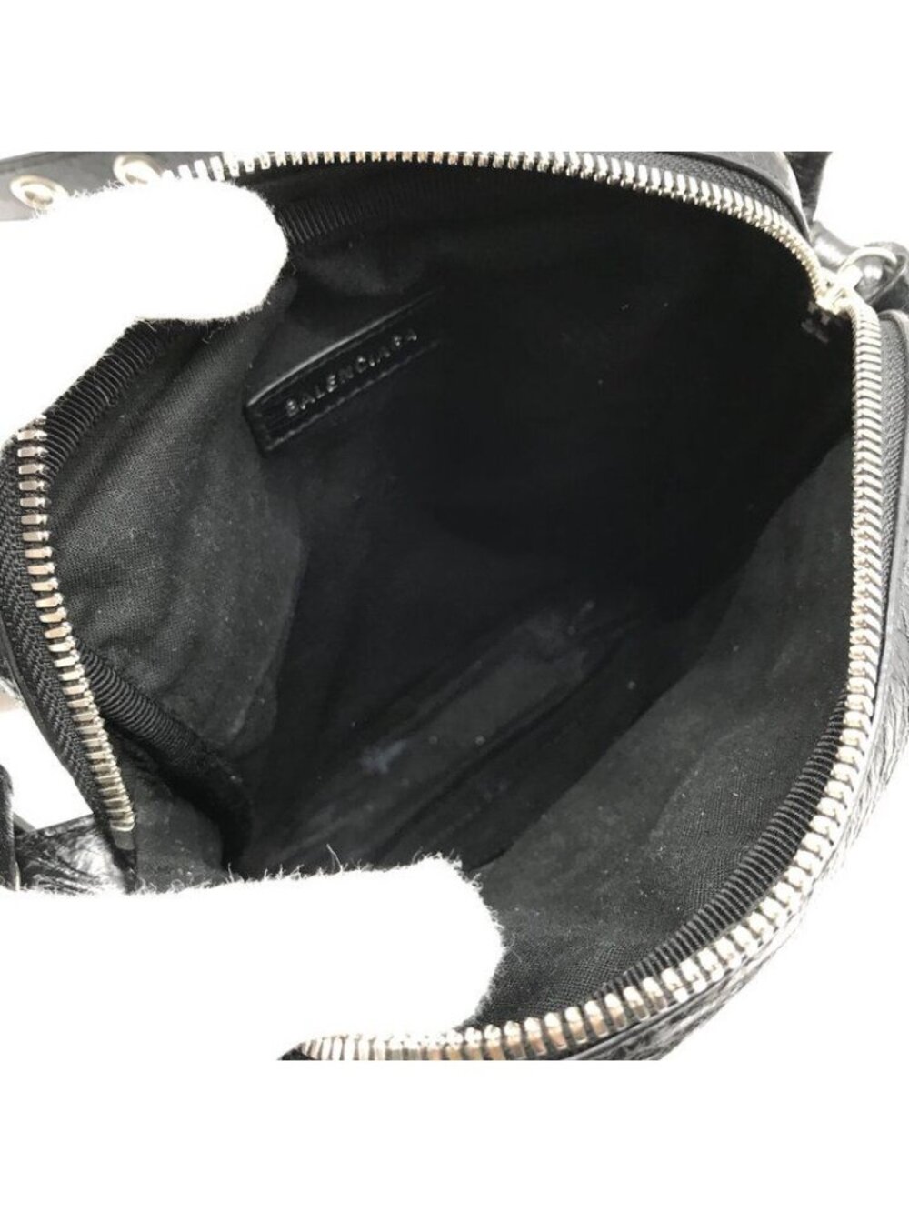 Balenciaga le Cagole Crossbody Shoulder Bag Black Purse - Picture 7 of 10